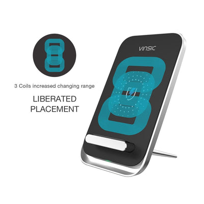 5V 1A Qi Wireless Fast Charger Vinsic Compatible