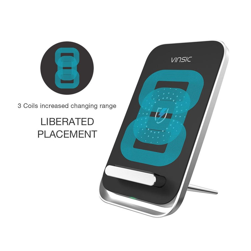 5V 1A Qi Wireless Fast Charger Vinsic Compatible