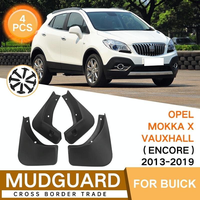 For Buick Encore 2013-2019 4Pcs / Set Car Auto Soft Plastic Splash Flaps Fender Guard