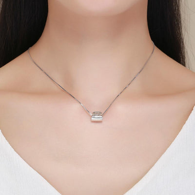 925 Sterling Silver Diamond Studded Beads Bracelet