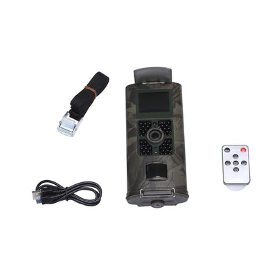 16Mp Waterproof Trail Camera With Night Vision And Wide Angle Lcd