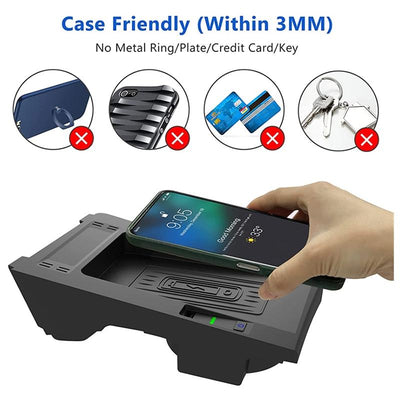 15w Wireless Charger for Audi A4 A5 S4 S5 2017-2021 - Qi Standard