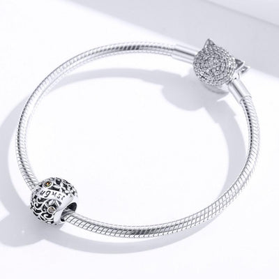 925 Sterling Silver Diy Birthstone Bracelet & Necklace Set August Style - August