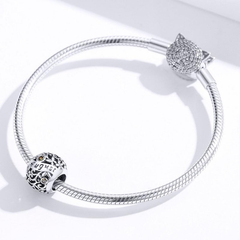 925 Sterling Silver Diy Birthstone Bracelet & Necklace Set August Style - August