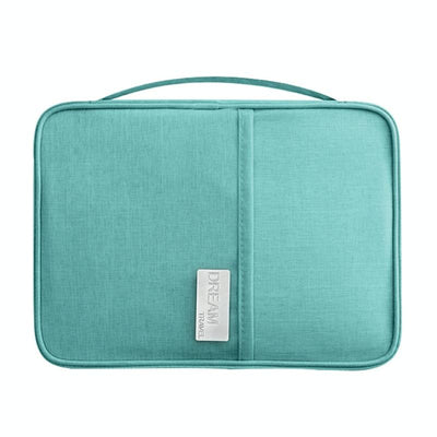 Waterproof Travel Document Bag Black Large - Navy Blue Small