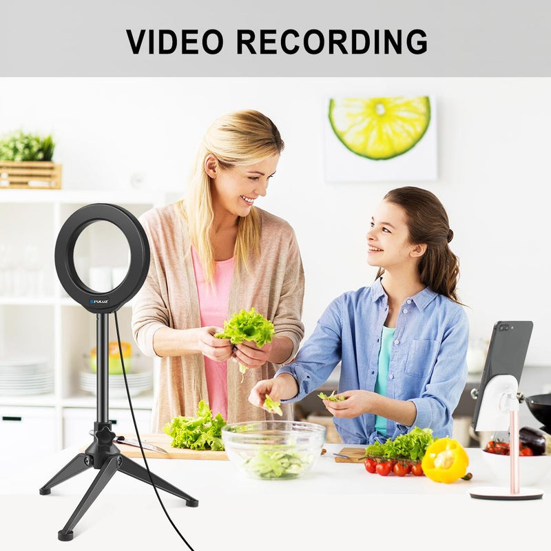 Adjustable Desktop Tripod Selfie Stick Holder - Compact