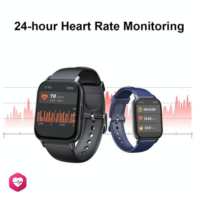 1.69 Inch Waterproof Smart Watch With Health Monitoring & Body Temperature Detection
