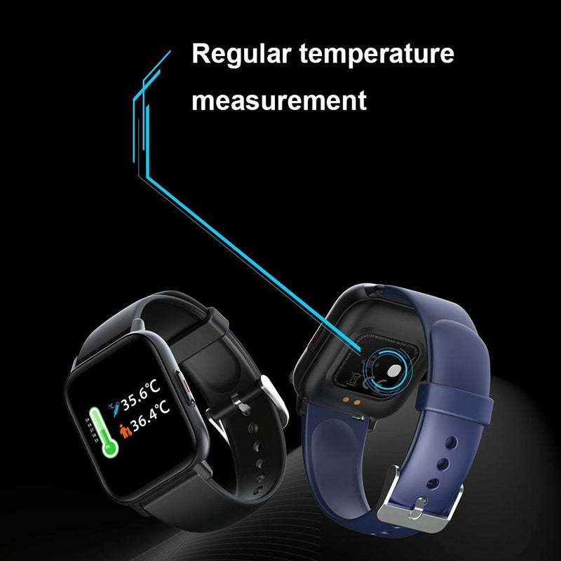 1.69 Inch Waterproof Smart Watch With Health Monitoring & Body Temperature Detection