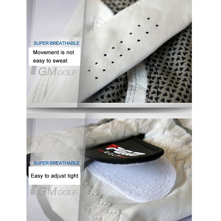 Sheepskin Anti-slip Golf Gloves for Men - Right Hand Size 23