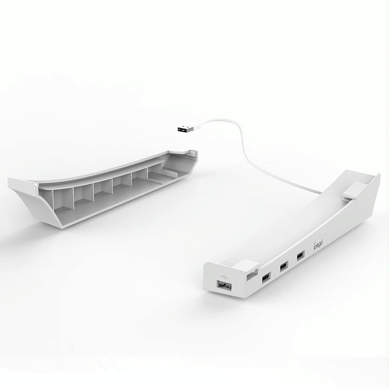 4-port Usb Hub Base for Ps5 Horizontal Stand
