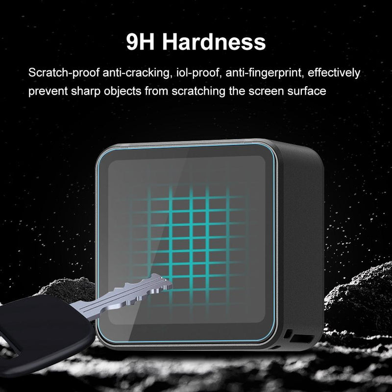 9h Tempered Glass Film for Dji Action 2 - 3-in-1 Lens with Front and Back Lcd Display