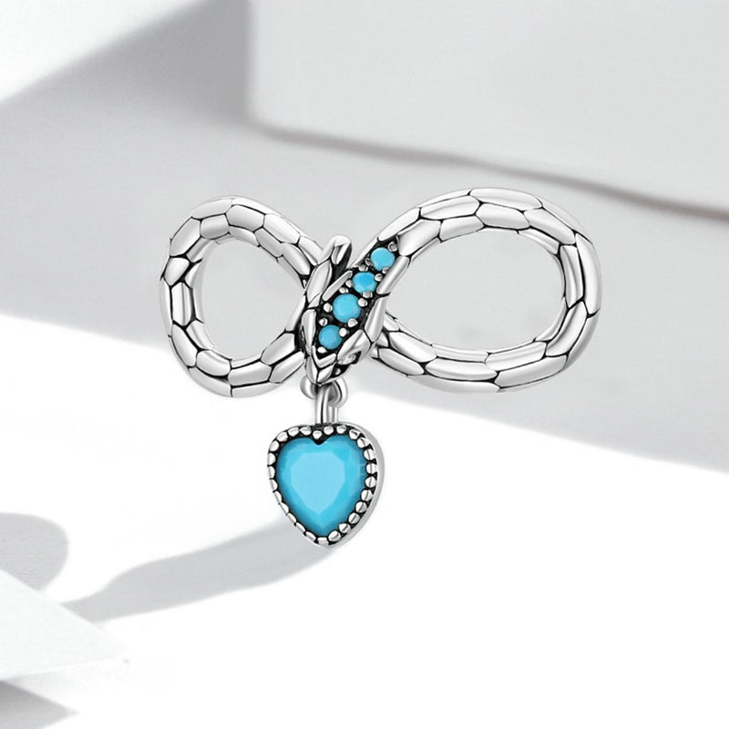 925 Sterling Silver Snake Love Beads For Diy Bracelets & Necklaces