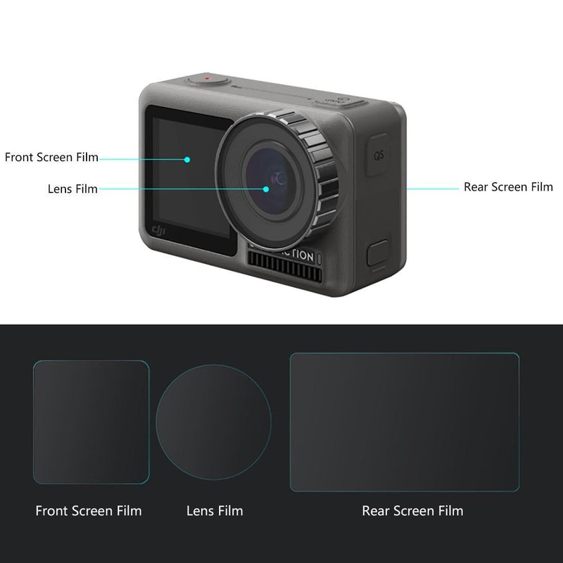 9h Tempered Glass Film for Dji Action Lens and Lcd Display
