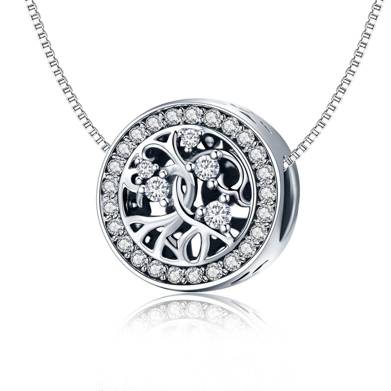 925 Sterling Silver Tree Of Life Beaded Bracelet