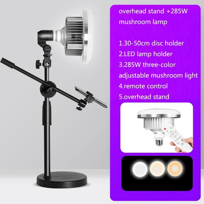 700w Mushroom Lamp & Stand for Mobile Phone Photography