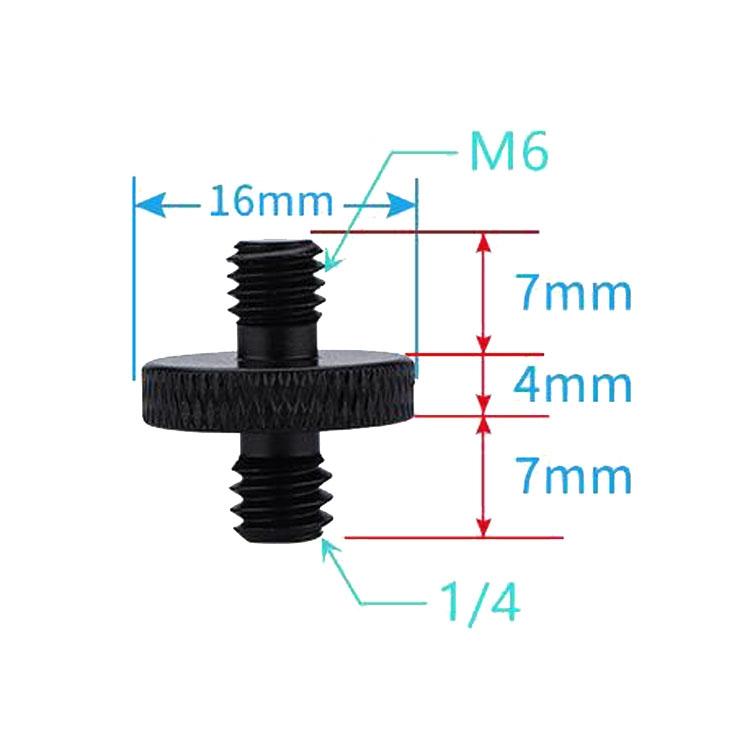 4-Piece A26 To M6 Male Screw Adapters