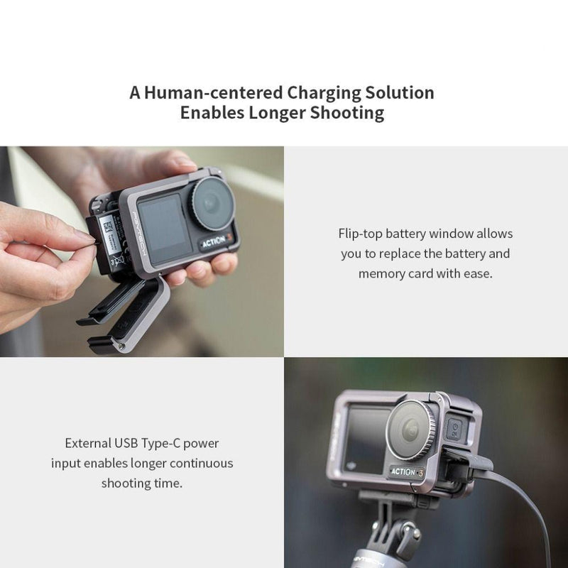 Protective Frame for Dji Action 3 Camera Housing
