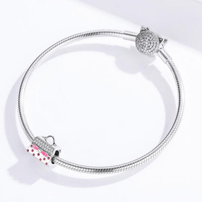 925 Sterling Silver Handbag Beads For Diy Bracelets & Necklaces