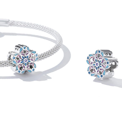 925 Sterling Silver Delicate Butterfly Bead For Bracelet / Necklace