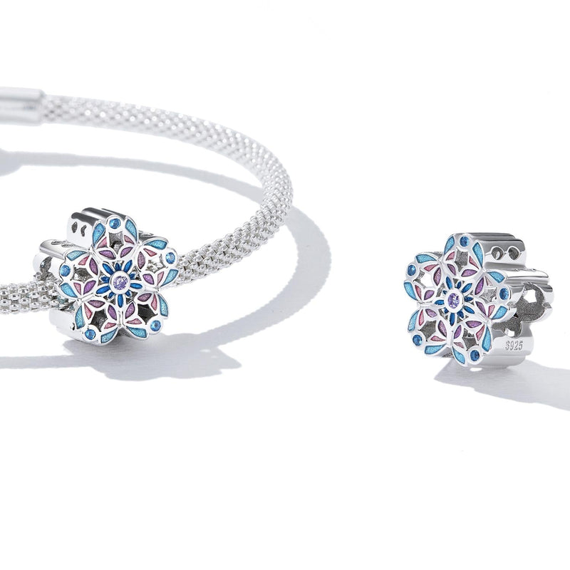 925 Sterling Silver Delicate Butterfly Bead For Bracelet / Necklace