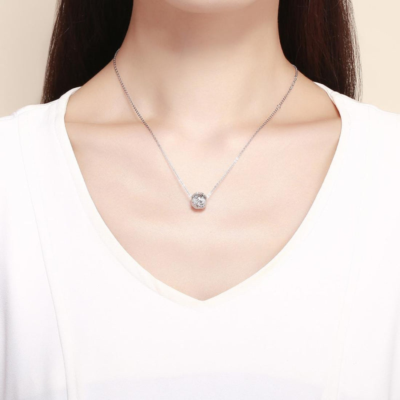 925 Sterling Silver Beaded Bracelet & Necklace Set