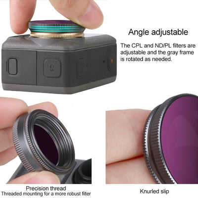 Adjustable Lens Filter for Dji Action Camera