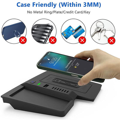 15w Wireless Charger for Subaru Xv 2018-2021 - Qi Standard