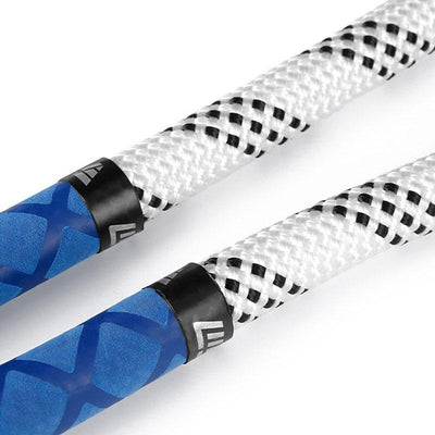 Golf Power Rope Swing for Rhythmic Training - Indoor / Outdoor Exerciser - White Blue