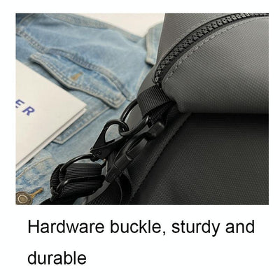 Travel-ready Waterproof Sports Bag for Fitness - Black