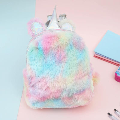 Teen Unicorn Backpack - Colourful for Travel - Pink