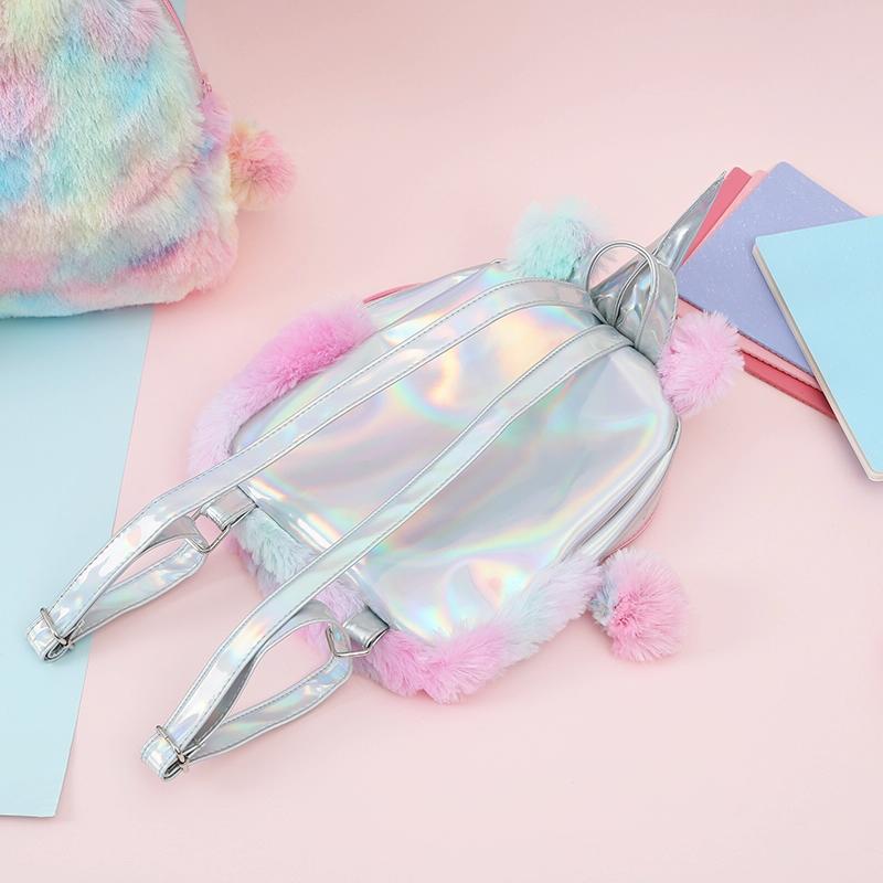Teen Unicorn Backpack - Colourful for Travel - Pink