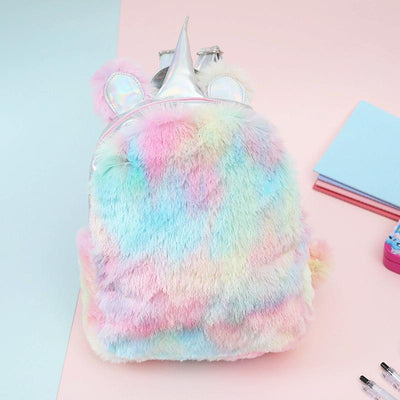 Teen Unicorn Backpack - Colourful for Travel - Pink