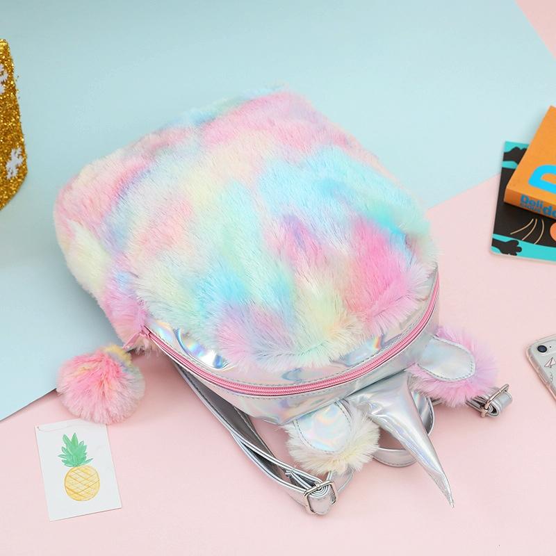 Teen Unicorn Backpack - Colourful for Travel - Pink