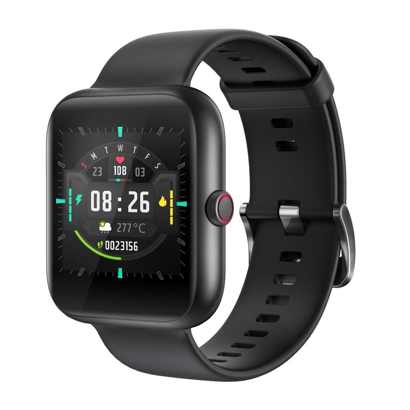 1.57 Inch Tft Touch Screen 5Atm Waterproof Smart Watch Support Sleep Monitoring / Heart Rate Monitoring / Sport Mode / Incoming Call & Information Reminder Black