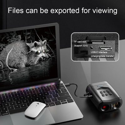 Portable Digital Night Vision Binoculars with 3-inch Hd Lcd Screen