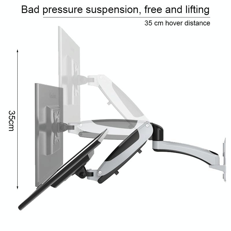 Gas Spring Wall-mounted Monitor Stand - Factory Design