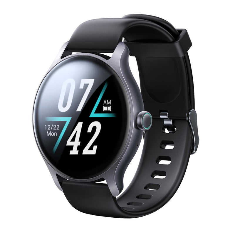 1.28 Inch Ip68 Waterproof Smart Watch Support Make / Answer Call & Heart Rate Monitoring Dark Grey