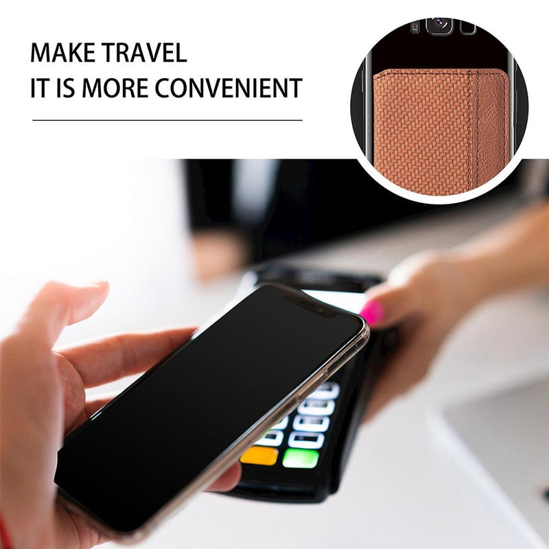 Universal Phone Card Holder With Bracket Multifunctional - Black