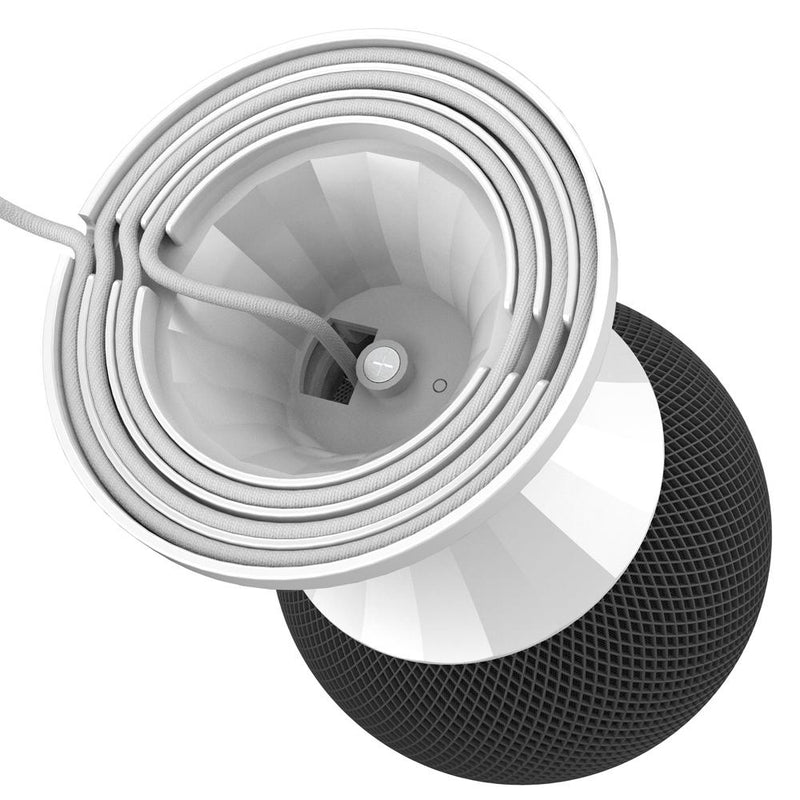 Desktop Speaker Bracket for Apple Home Pod Mini - Silver