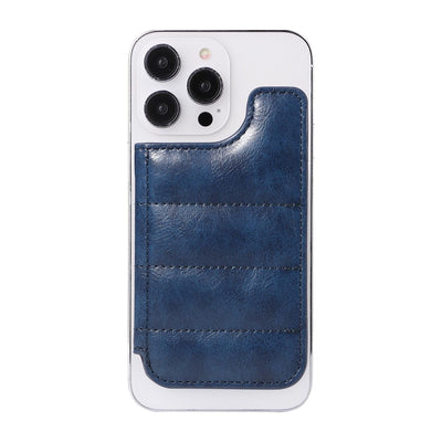 Vintage Cow Print Sewing Card Phone Sticker - Brown