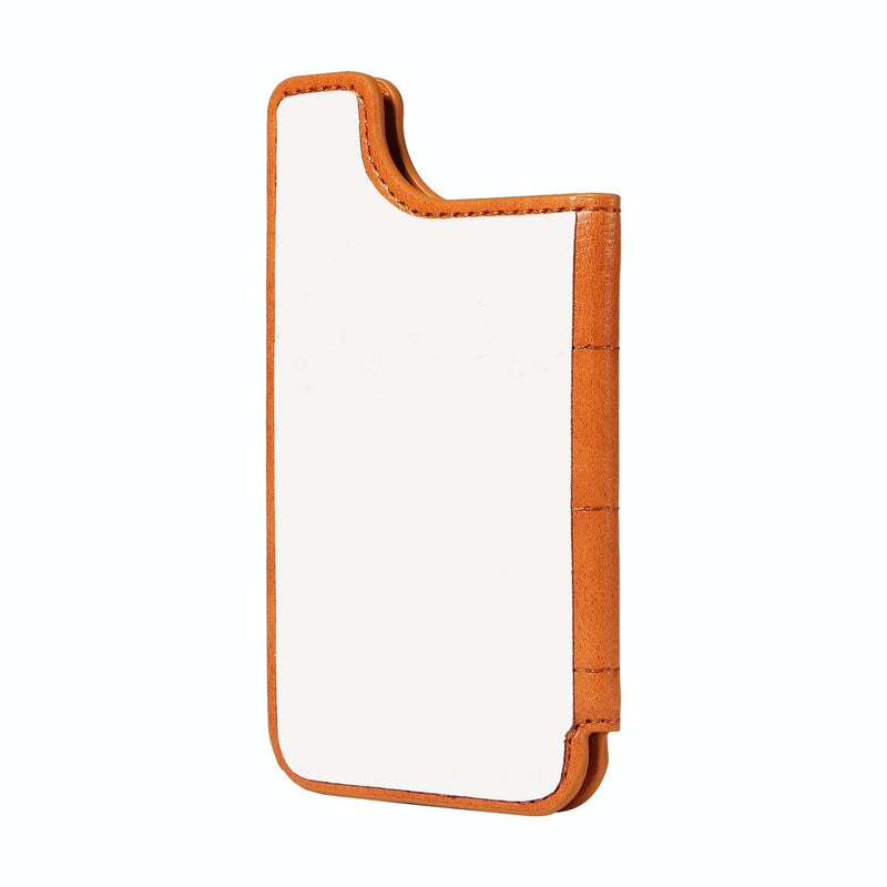 Vintage Cow Print Sewing Card Phone Sticker - Brown