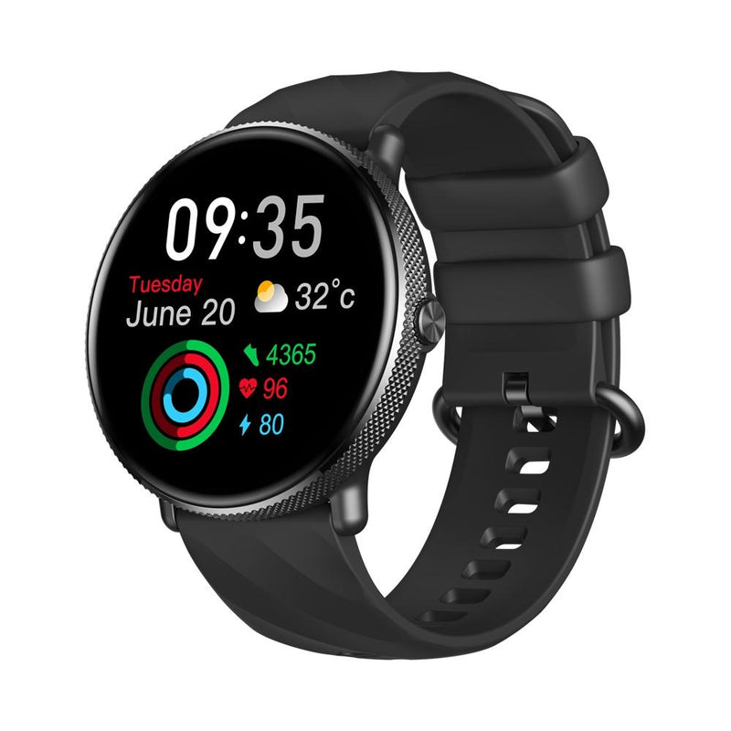 1.43 Inch Screen Voice Calling Smart Watch Support Heart Rate / Blood Pressure / Blood Oxygen - Black