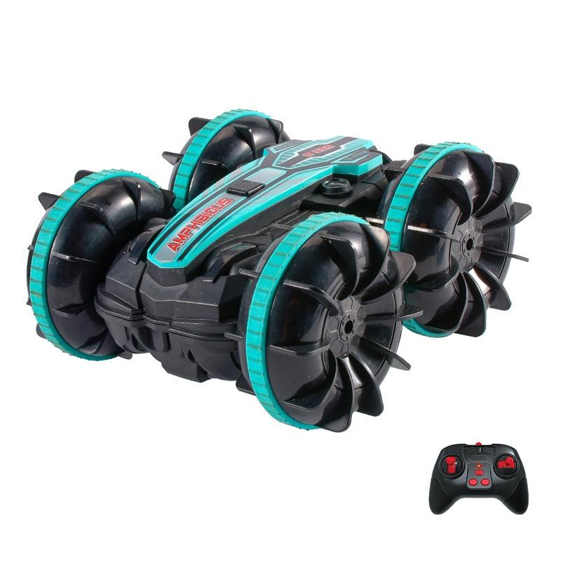 Amphibious Stunt Rc Car - Double-sided Rolling - 2.4g - Electric - Kids&