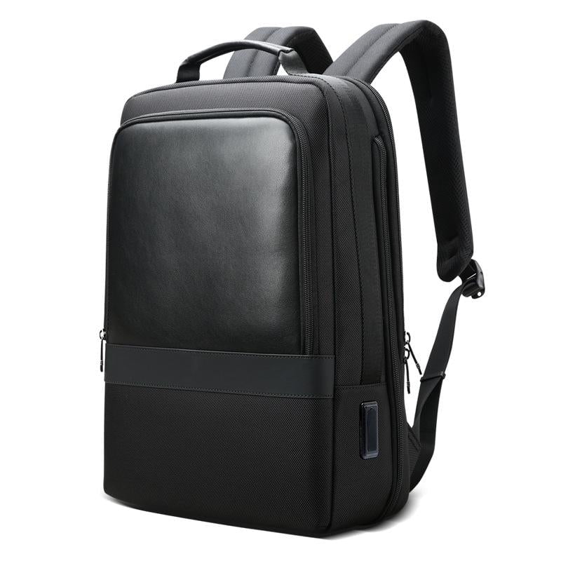 Large Capacity Business Laptop Backpack With Usb & Type-C Port - Black