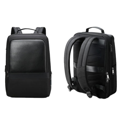 Large Capacity Business Laptop Backpack With Usb & Type-C Port - Black