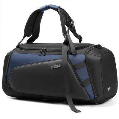 Separate Wet / Dry Large Gym Bag - Blue
