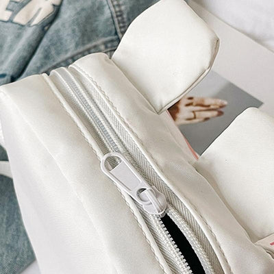 Lightweight Cartoon Crossbody Bag For Students - Blue