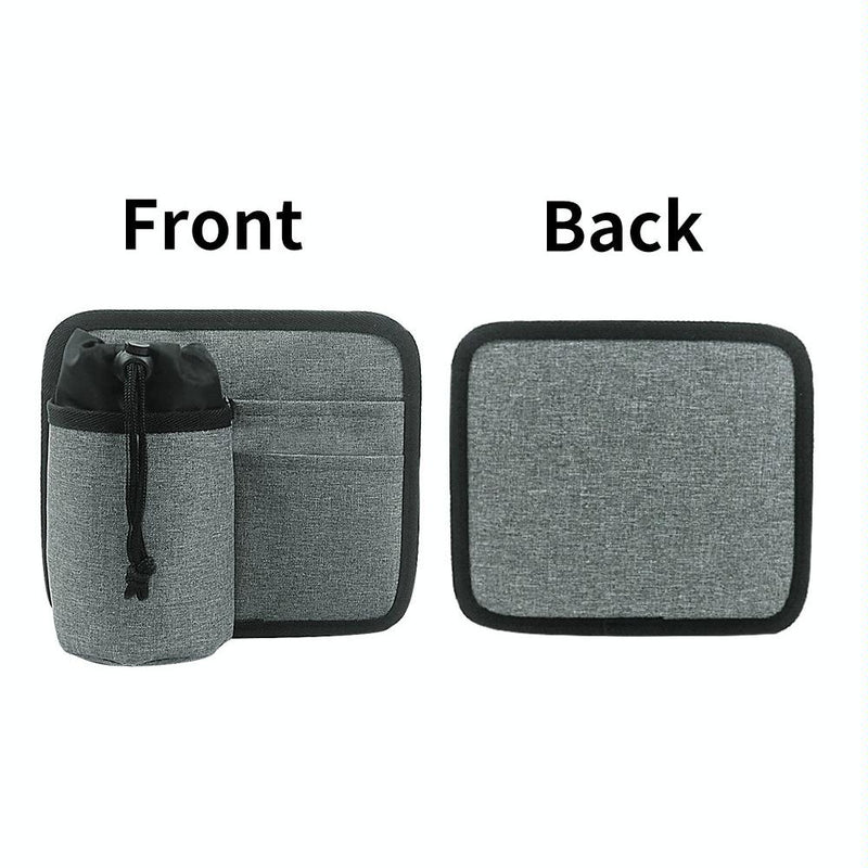 Portable Luggage Bag with Cup Holder - Gray