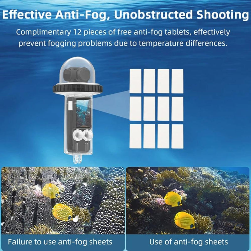 Waterproof Diving Housing for Dji Pocket 3 - 40m Depth - Transparent Handle