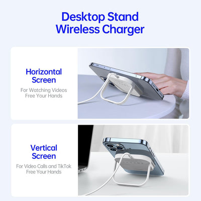 3 In 1 Magnetic Wireless Charger White